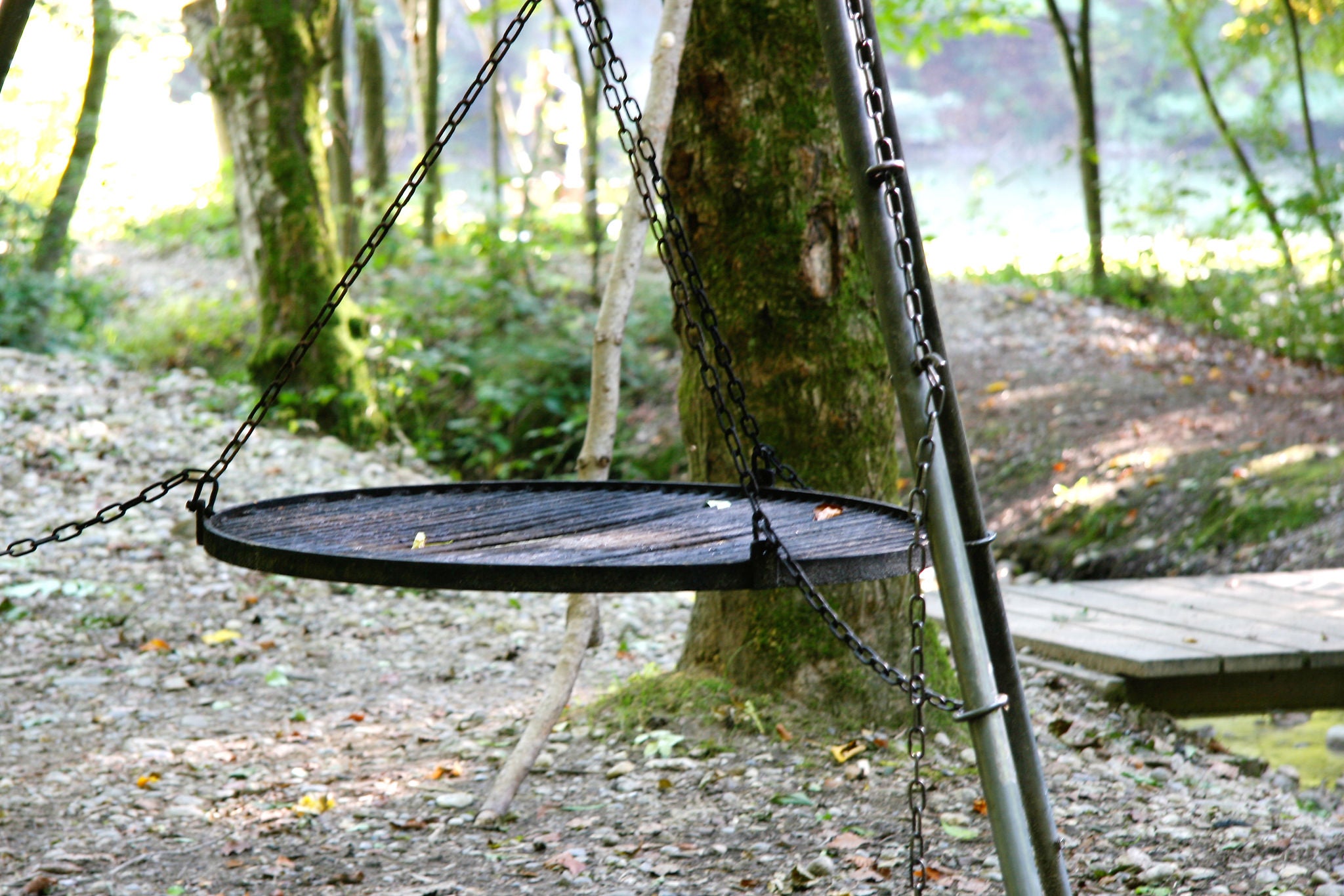 Feuerstelle auf der Wanderung von Rikon nach Pfäffikon ZH.