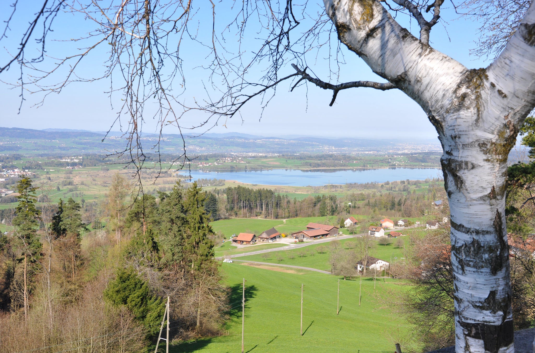 Aussicht auf einen kleinen See