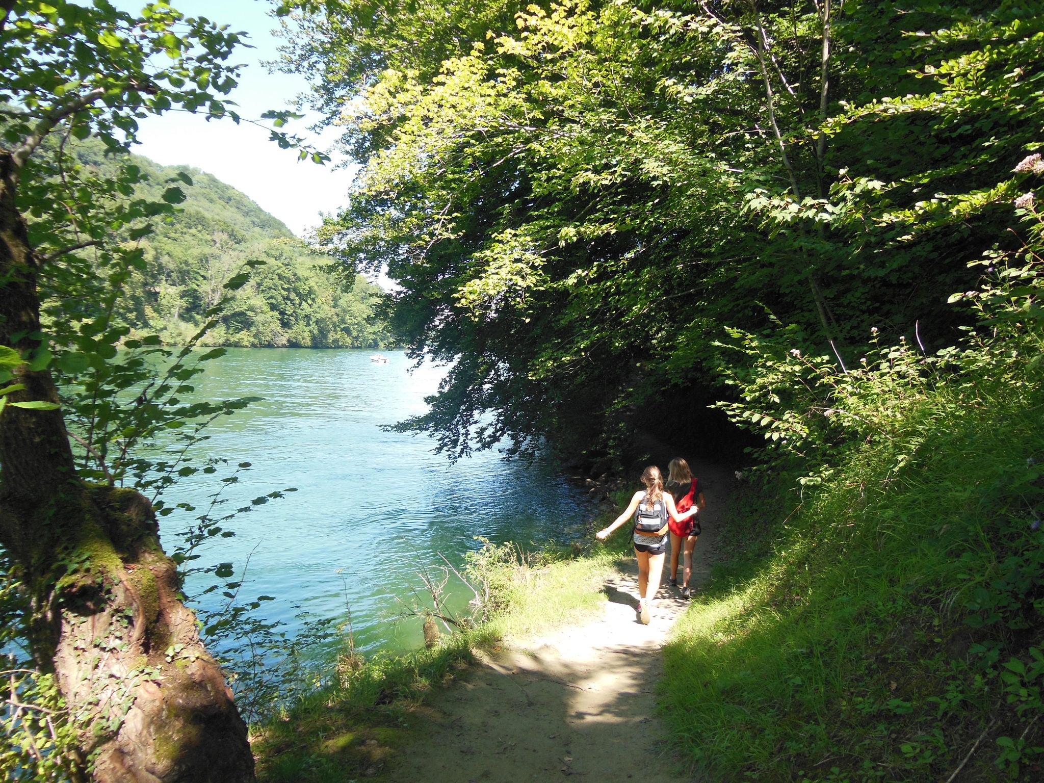 Flussweg auf der Wanderung von der Tössegg zur Festung Ebersberg