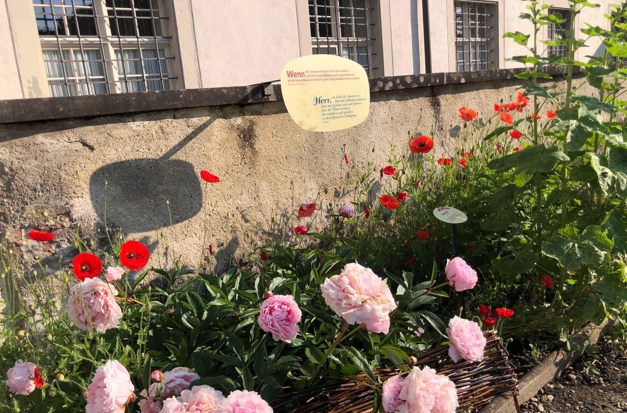 Der Garten im Kloster Fahr