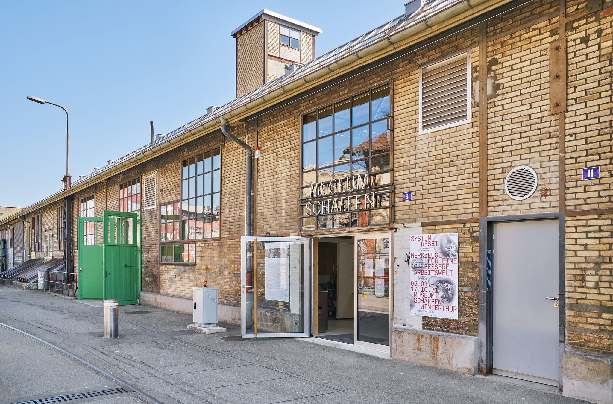 Aussenansicht vom Museum Schaffen in Winterthur