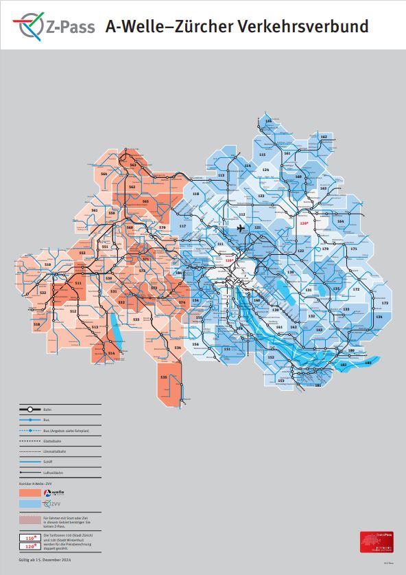 Plan Korridor A-Welle - ZVV