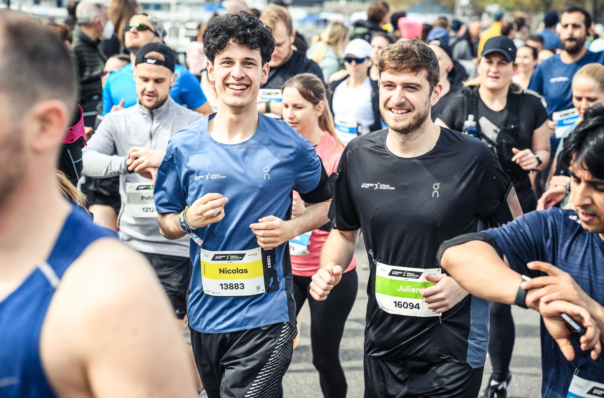 Läufer beim Start 