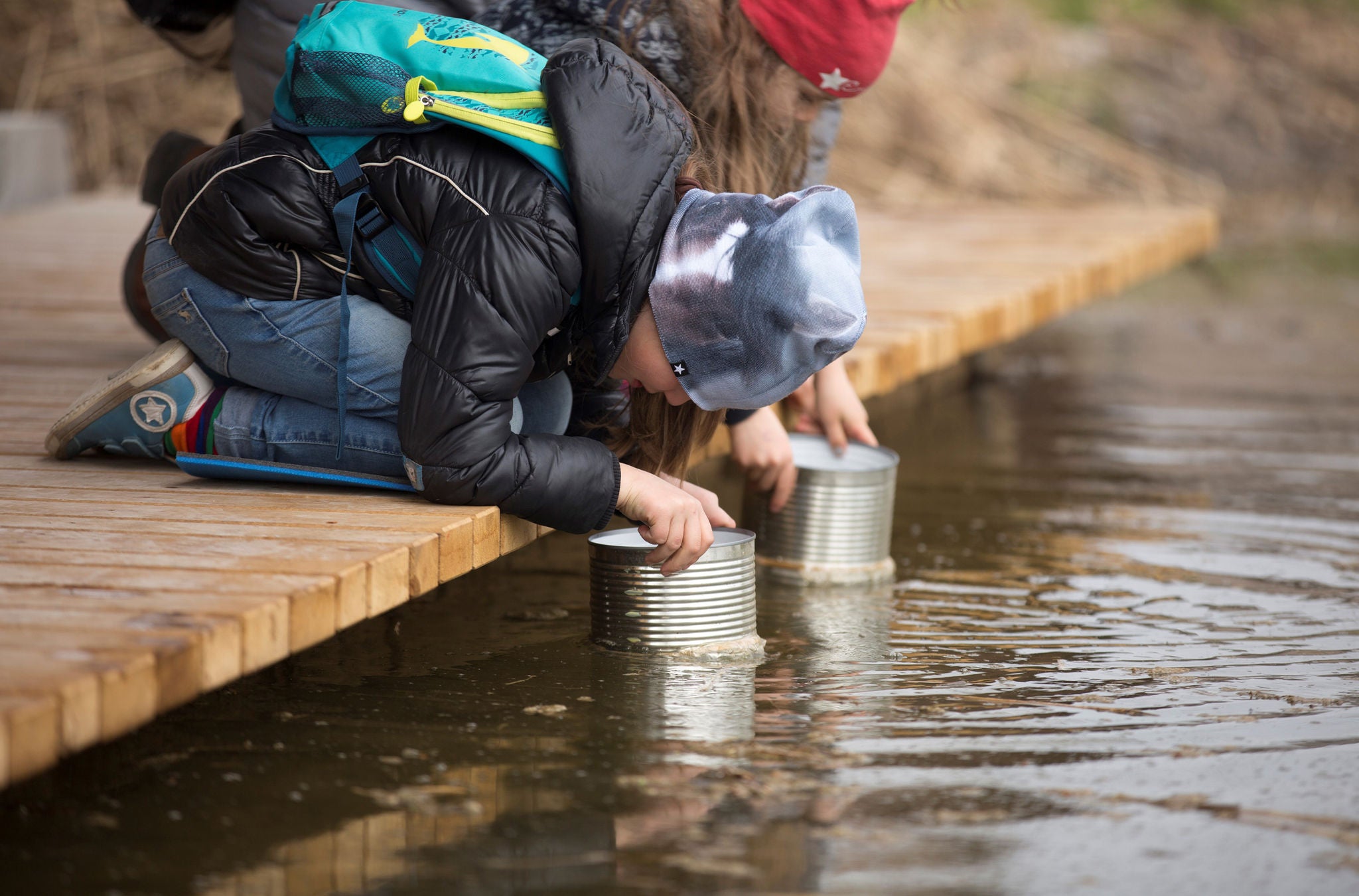 Kinder im Naturzentrum Pfäffikersee in Pfäffikon ZH