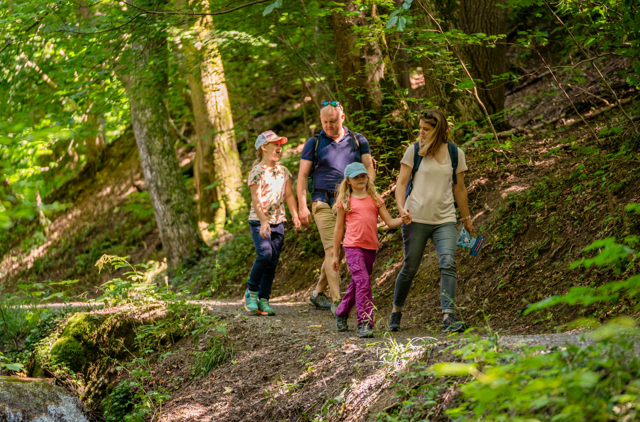 Ringo-Reise durchs Küsnachter Tobel Eine Familie macht die Ringo-Reise und spaziert durchs Küsnachter Tobel.