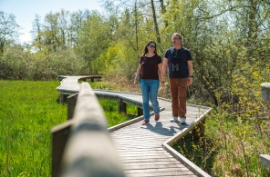 Paar im BirdLife-Naturzentrum..