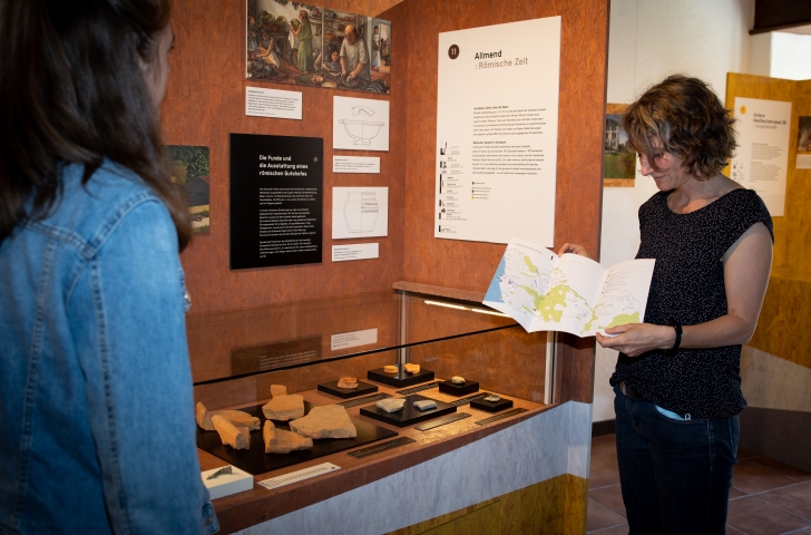 Führung in der Dauerausstellung im Ortsmuseum Küsnacht.