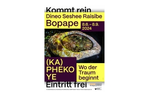 Plakat zur Ausstellung "Wo der Traum beginnt" im Migros Museum